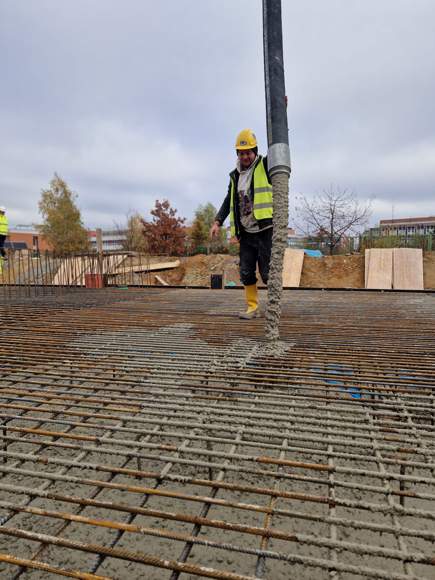 Заливка бетона